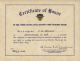 Floyd Mooney CErtificate of Honor