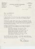 Nathaniel Parkinson Letter 1959