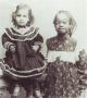 Eugenie in 1908, with servant girl given to her by General Kitchener